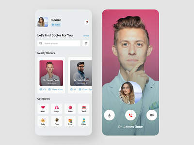 Medical App Ui Design 3d animation app app design branding design graphic design logo motion graphics ui ui ux ui design uiux