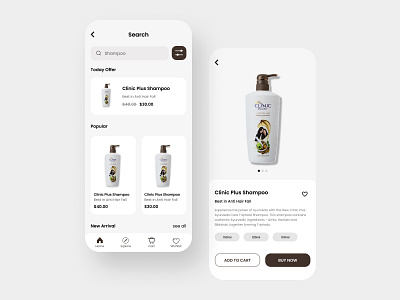 Beauty app uiux design