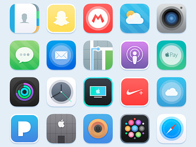 NUVO2 icons iphone theme minimal nuvo
