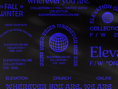 Elevation Online Apparel apparel badge church design icon tshirt type design typogaphy