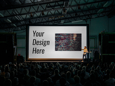 Free Presentation Slide PSD Mockup