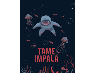 LowPoly TameImpala Poster lowpoly lowpolyart poster tame impala wall art wallpaper