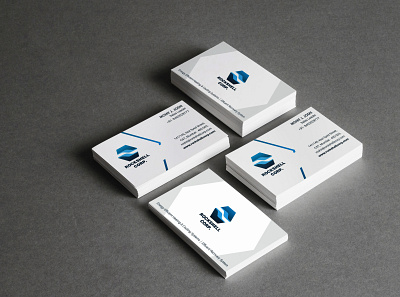 Rockshell - Visiting card brand identity branding business card design logo logodesign