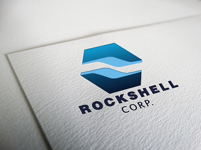 Rockshell logo abstract logo brand design design identity logo logodesign