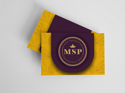 MSP Business Card advertising branding business card design cards graphic design logo design