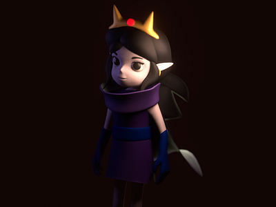 Little Dark Elf (3D Character Art)