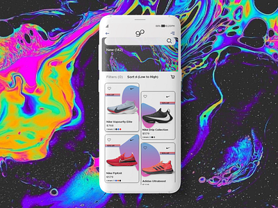 Shoes Mobile app UI design