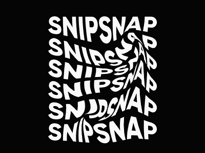 snipsnap branding dark mode design digital art illustration mockup photoshop typogaphy vector
