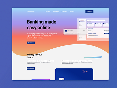 Online Banking Template accounts bank banking banking dashboard credit card figma finance fintech money online banking ui web webdesign