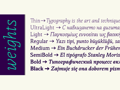 Thalweg Serif Typeface