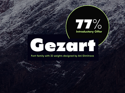 🌟New typeface🌟Gezart🌟