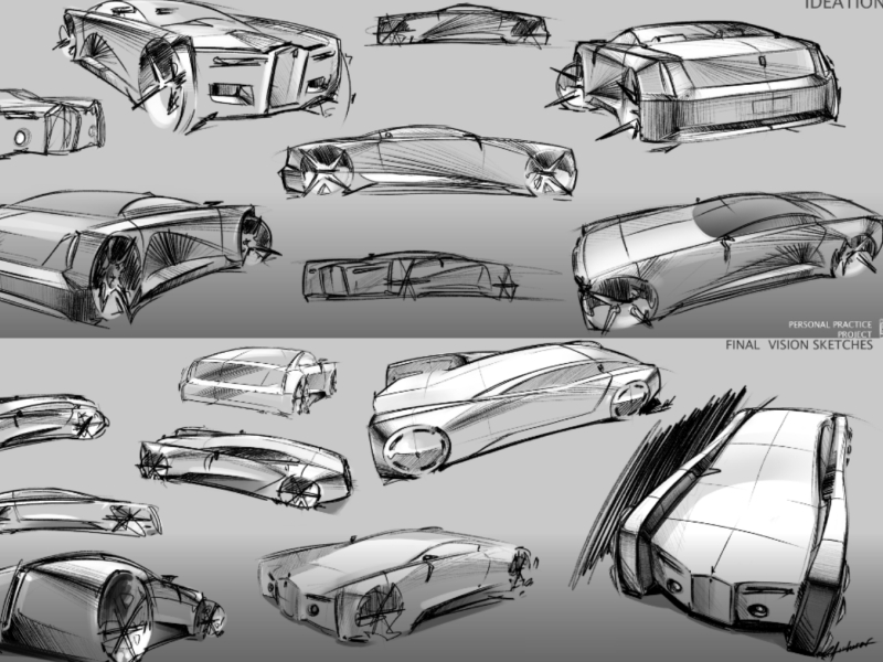 Automotive Design Course  One on One Tutoring by a Pro Car Designer