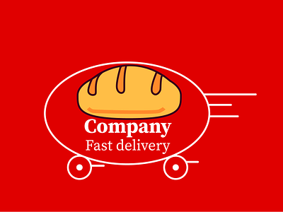 delivery art crative design icon illustration illustrator logo minimal unique logo vector