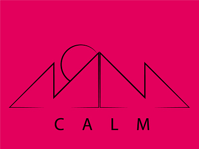 calm art crative design icon illustration illustrator logo unique logo vector