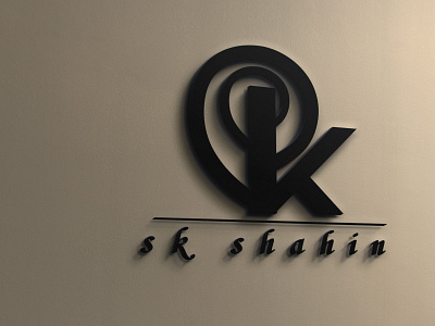 sk shahin4 art crative design icon illustrator logo minimal typography unique logo vector