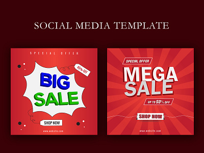 Mega Sale Banner Ads banner ad banner design design facebook marketing sale shopify social media banner