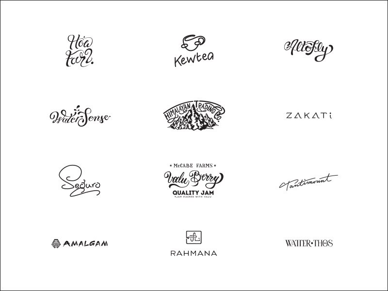 Motizzy's 2015 logos hand lettering logo lettering logos hand lettered logo design