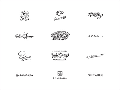 Motizzy's 2015 logos hand lettered hand lettering lettering logo logo design logos