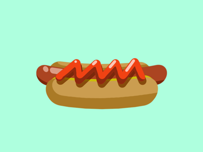 hotdog app eat fast food food hot dog icon picto sandwich set vector