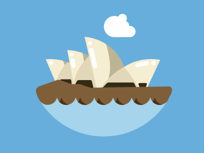 Opera app australia icon opera picto set sydney