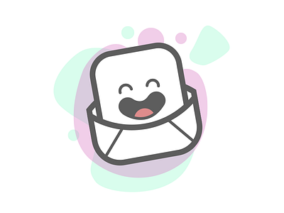 Logo app asset emote envelope icon logo paper