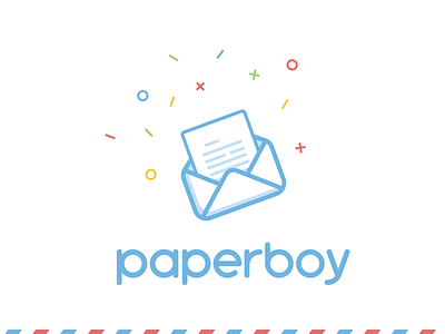 Paperboy email envelope mail mailbox paper send