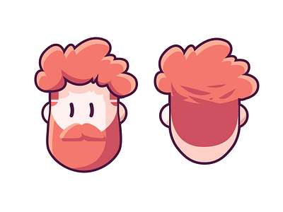 Myskillcamp #1 beard caracter face hipster personnage redhead roux