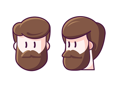 Myskillcamp #2 beard brown brun caracter expression face hair personnage visage