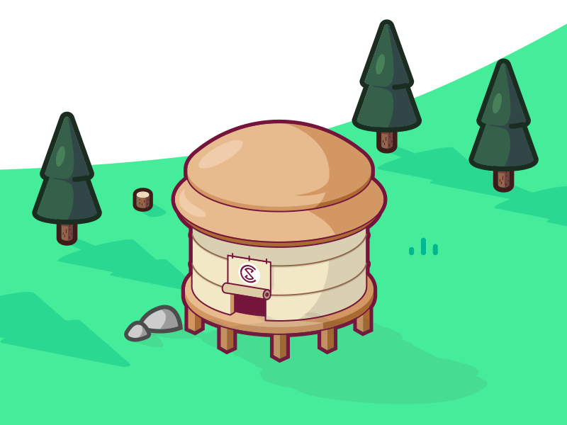 MySkillCamp #11 mobile home nomadic wood forest camp yurt lodge