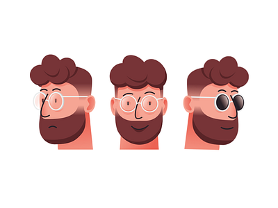 Character search beard beardman face glasses hair head portrait smile sun glasses