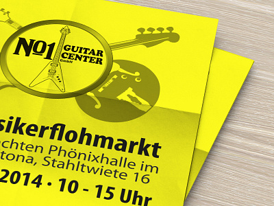 Musicians Flea Market Poster flea guitar market music poster print