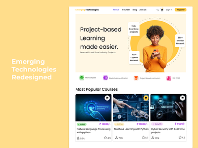 E-Learning Website coursera dailyui design redesign udemy ux web