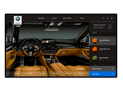 BMW Redesign branding design illustrator minimal ui ux vector web website
