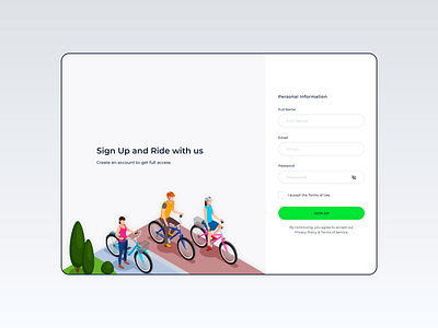 veloBurgas - Sign up Form