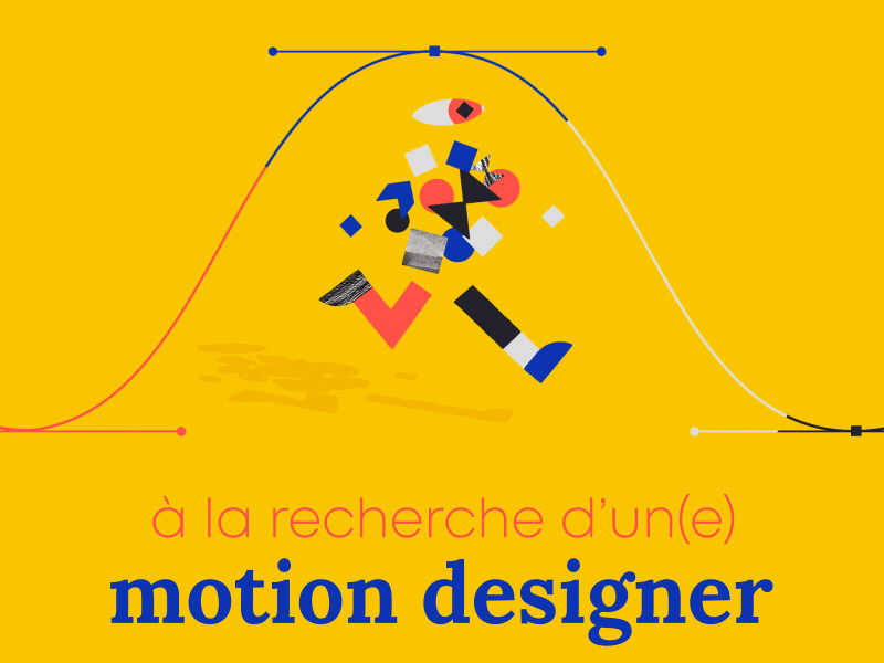 A la recherche d'un(e) motion designer aftereffects animation job motiondesign motiongraphics