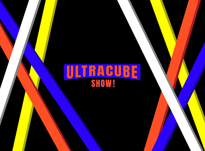 Ultracube Show design design art house illustration minimal music techno