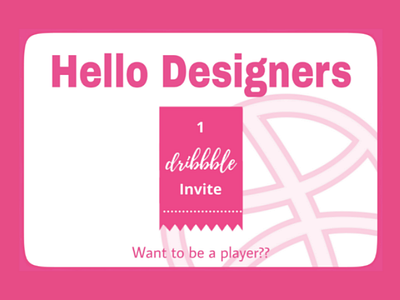 Drbbble Invite is here. dribbble invite web designer