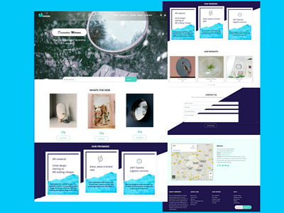 Mirrors Website ui design website web designer