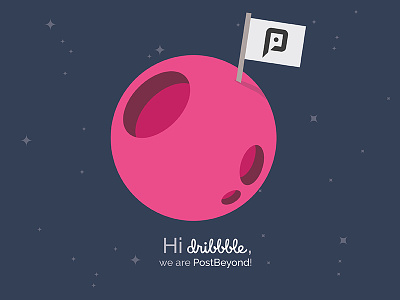 PostBeyond Dribble Debut firstshot greeting illustration social biz