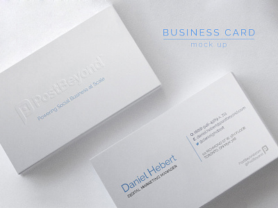 New Business Card Design business card bussiness card graphic design minimal mock up modern simple stationary