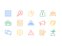 New Category Icons by Min Kim on Dribbble