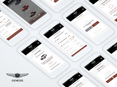 User Dashboard for 'Genesis at Home' branding dashboard genesis mobile order progress redesign responsive ui ui design ux ux design