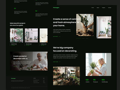 Plantagen - Landing Page business designs home page design homepage ui homepagedesign inspiration landingpage plant plant web trending ui uidesign uiux website concept website design