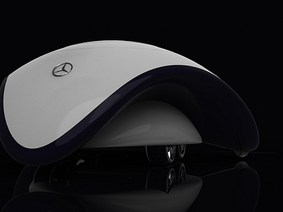 Robotic vacuum cleaner inspired by mercedes