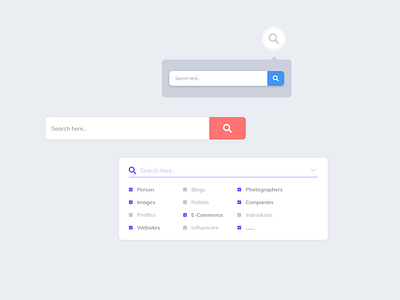 Search Bar UI Design