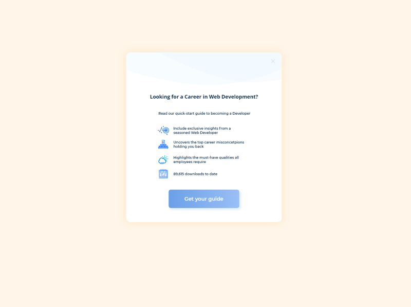 Popup Modal UI Design by EpicInk Design Studio on Dribbble