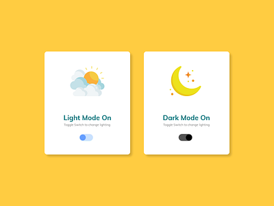 On Off Swtich UI Design app clean component dark mode design framework light mode minimal on off switch ui ui design ui kit web