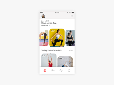 Fitness App UI Design