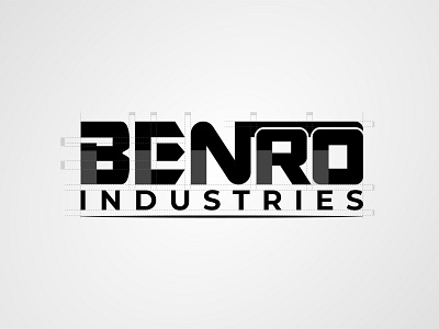 BENRO brand design brand identity business business card design creative creative logo europe fashion brand germany identity branding identity design industry logotype luxury brand red simple sketches typogaphy unique logo usa