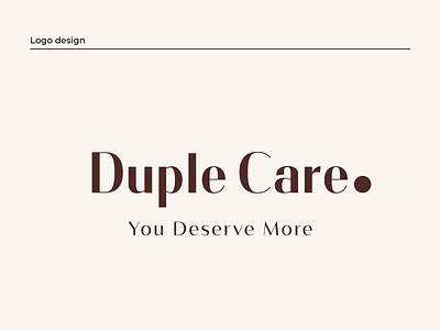 Duple Care Logo & Identity design